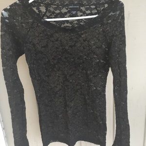 Long Sleeve Lace Top
